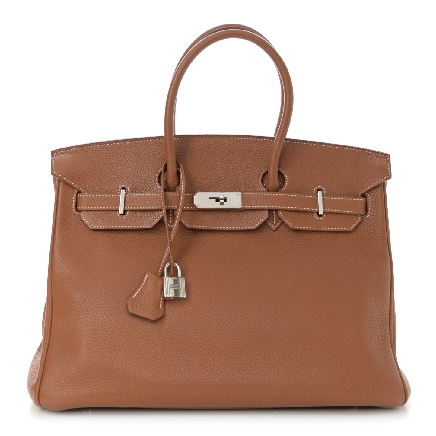 Hermes Taurillon Clemence Birkin 35 Gold