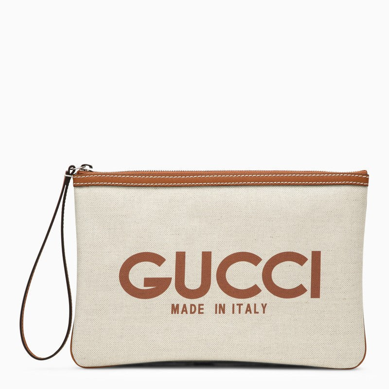 Gucci Canvas Shoulder Bag