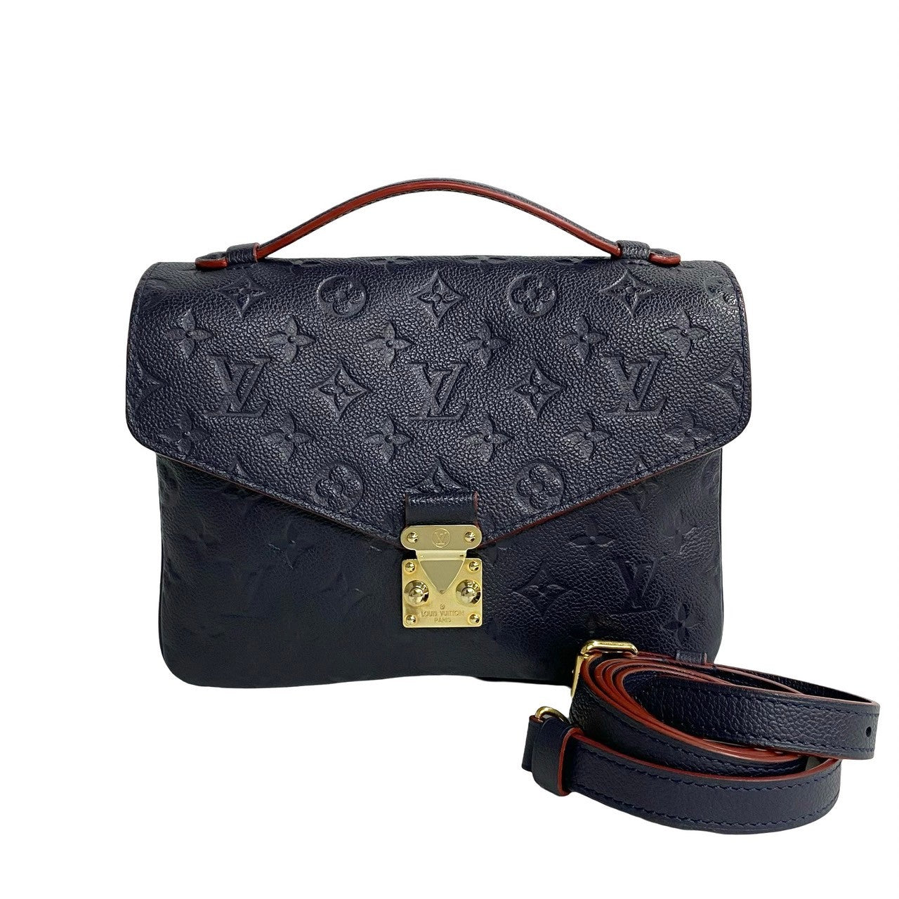LOUIS VUITTON Shoulder Bag M41487 Monogram Ann Platt Navy 2-way handbag Monogram Ann Platt Pochette Metis MM Women