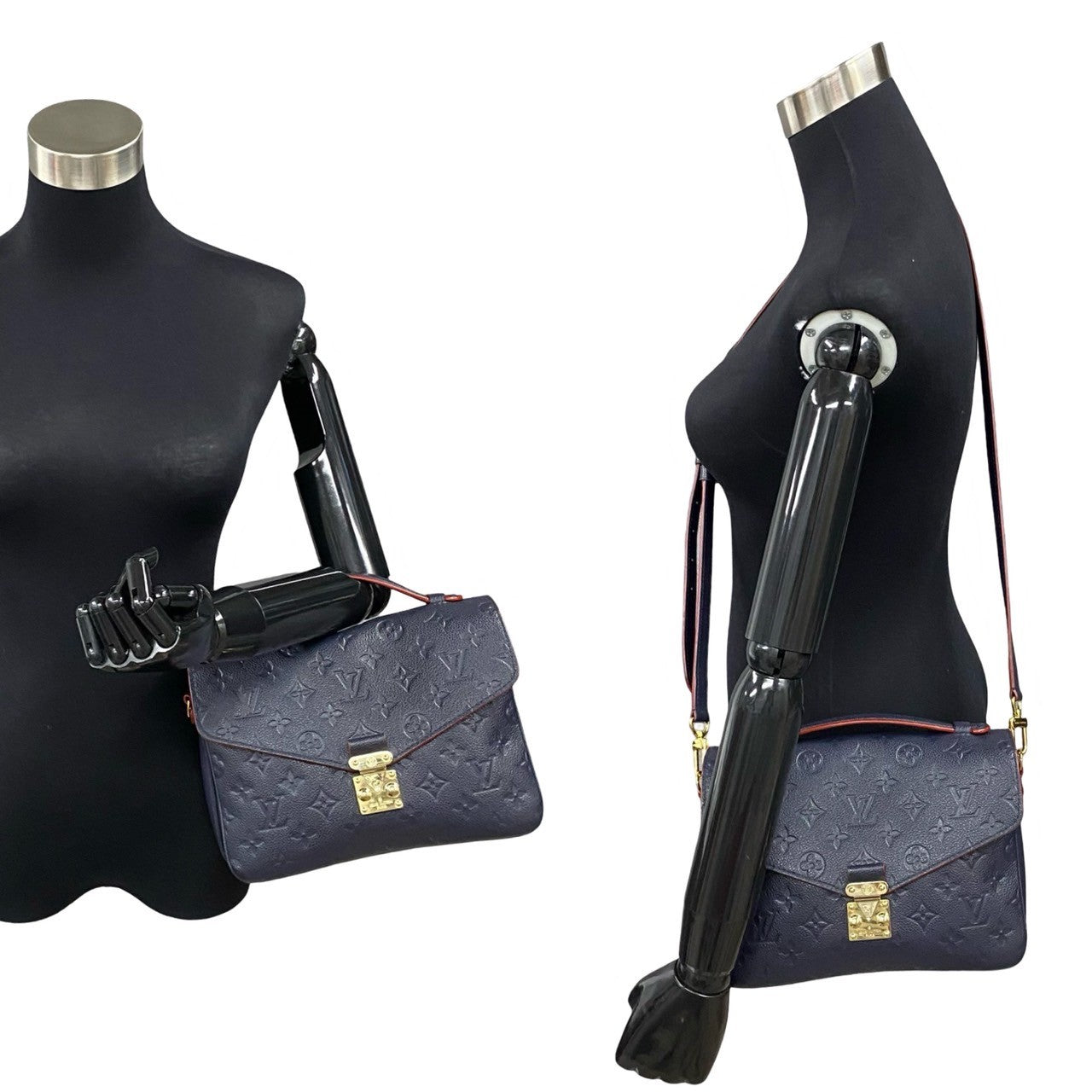 LOUIS VUITTON Shoulder Bag M41487 Monogram Ann Platt Navy 2-way handbag Monogram Ann Platt Pochette Metis MM Women