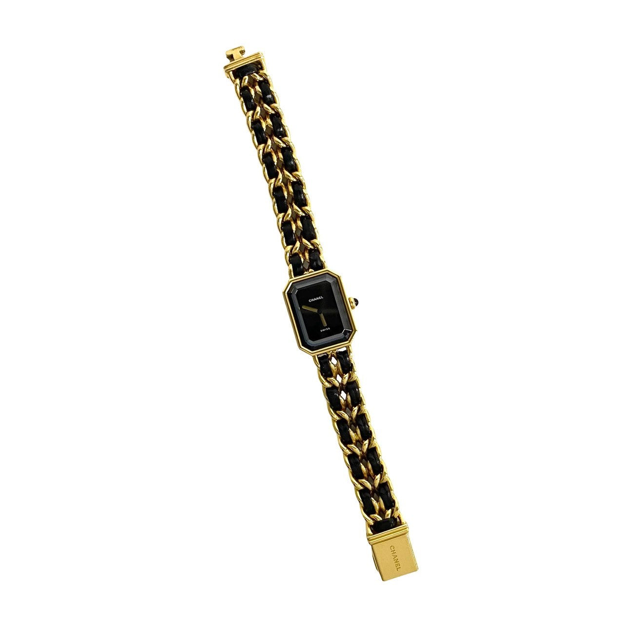 CHANEL Watches Quartz Gold Plated, Leather gold quartz Premiere M Women L