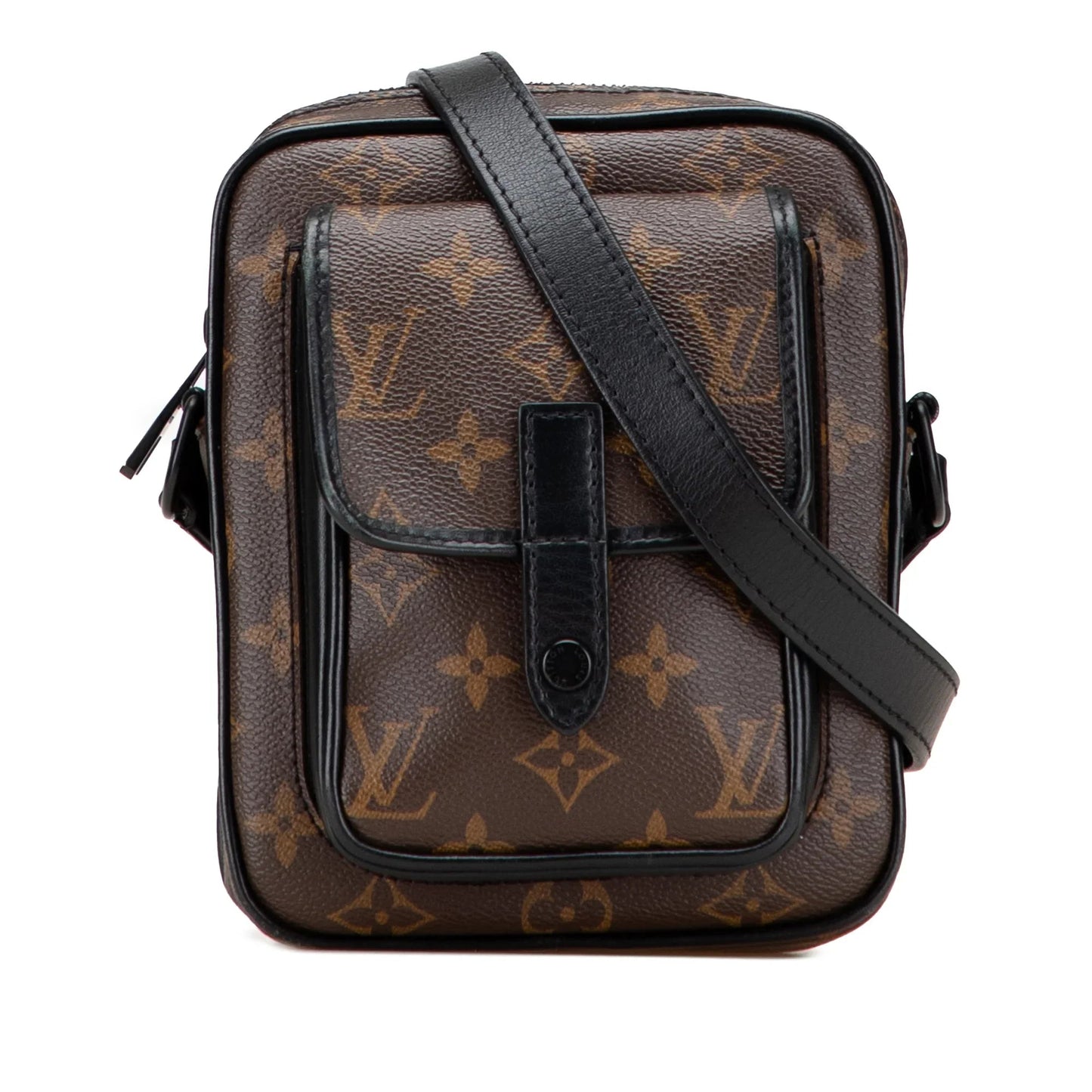 Brown Louis Vuitton Monogram Macassar Christopher Wearable Crossbody Bag