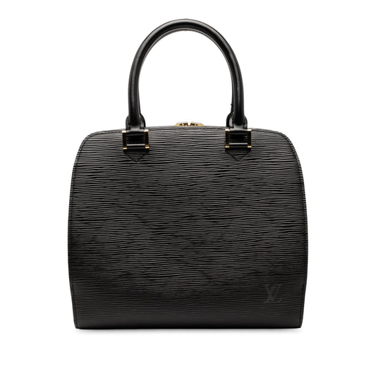 Black Louis Vuitton Epi Pont-Neuf PM Handbag