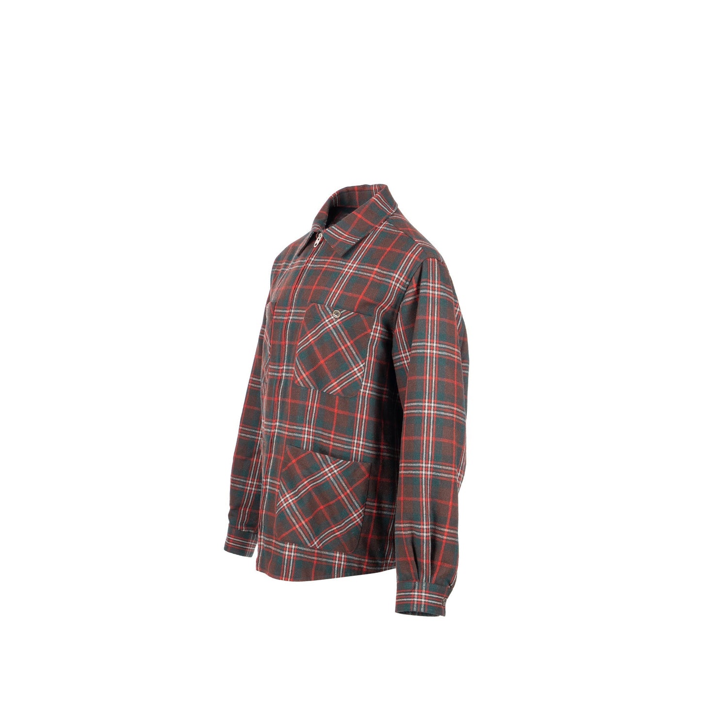 GUCCI Size 46 Men?s Checked Wool Jacket Multicolour