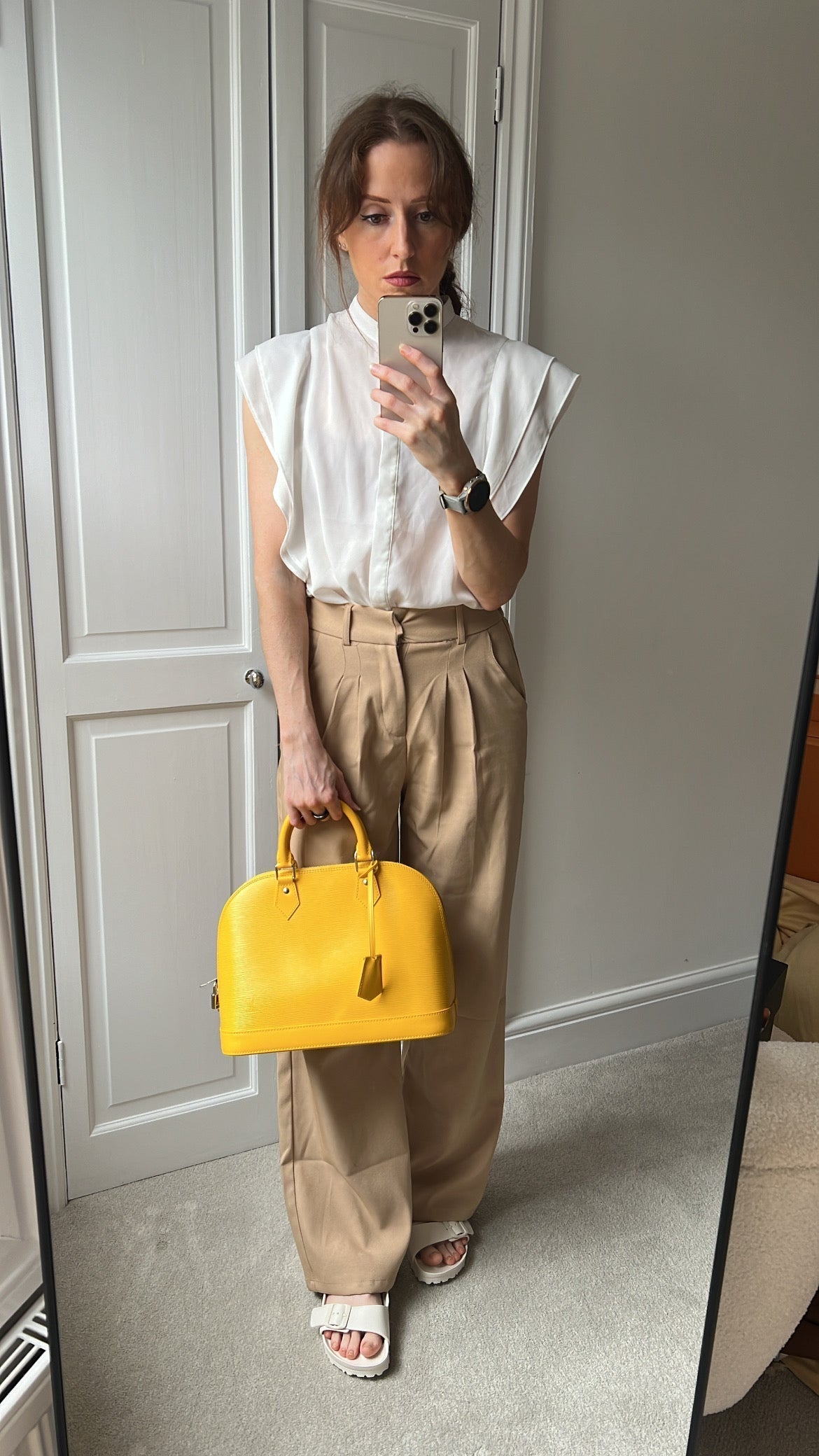 Louis Vuitton Alma PM Citron Yellow Epi
