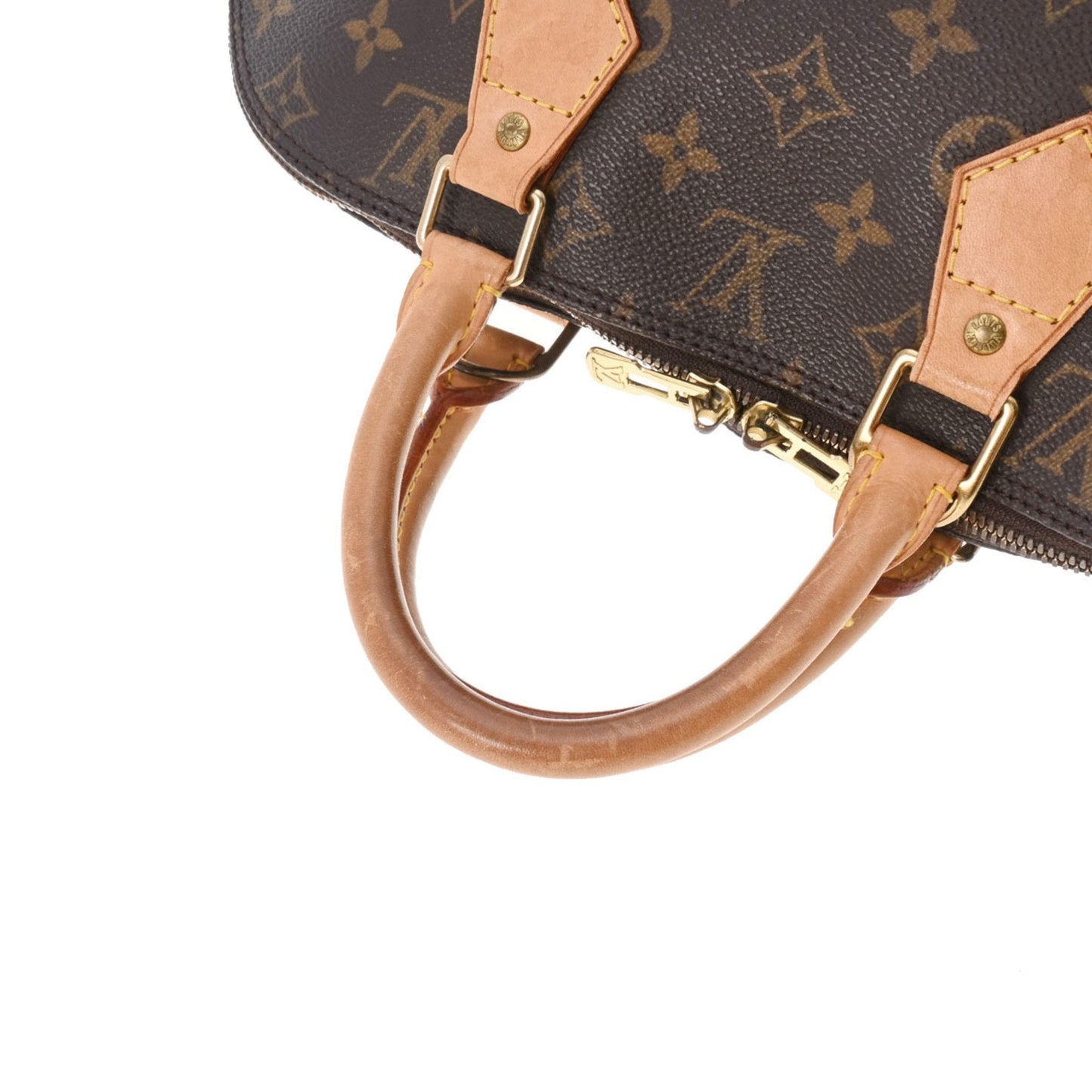 Louis Vuitton Brown Canvas Alma handbag bag