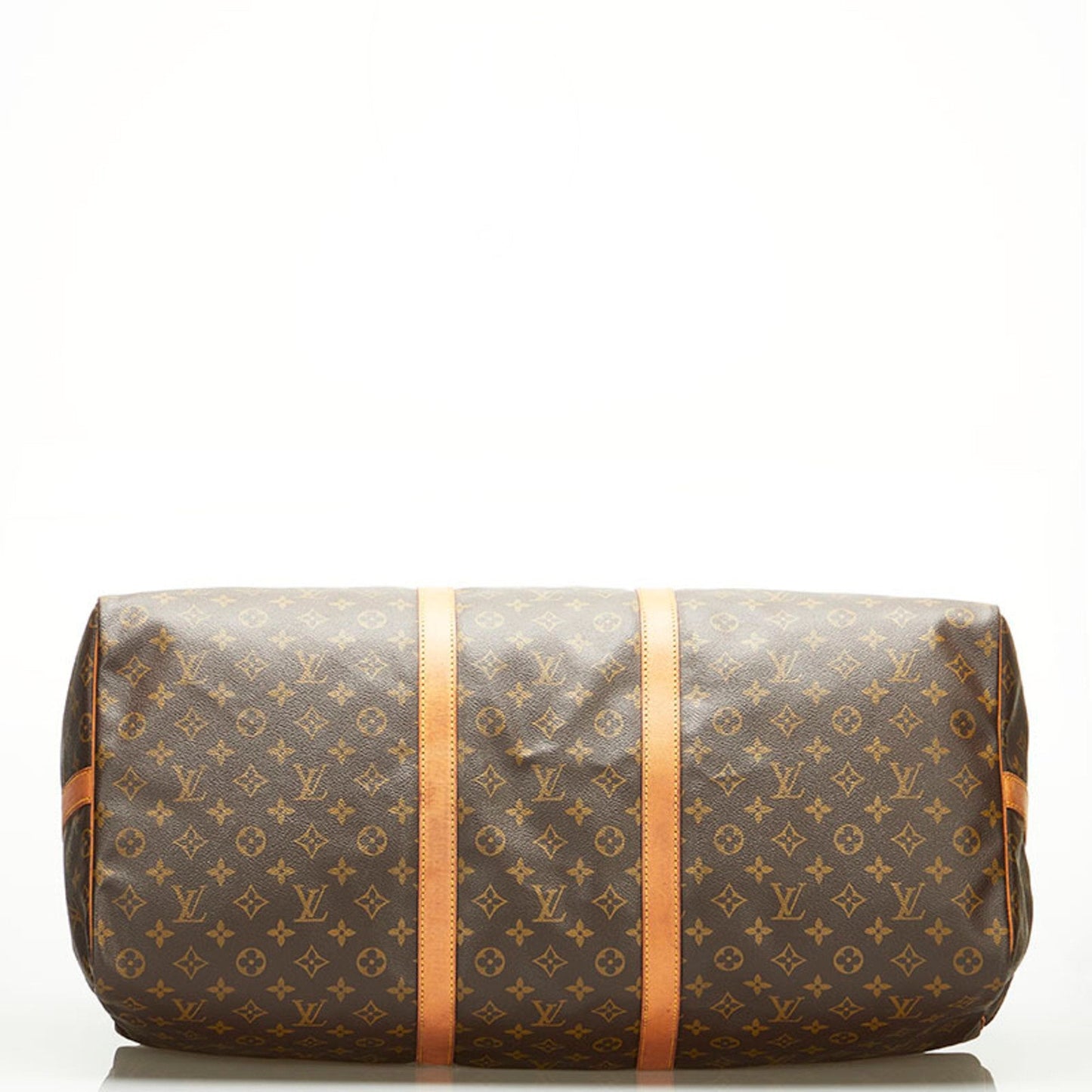 Louis Vuitton Brown Canvas Keepall 60 travel bag