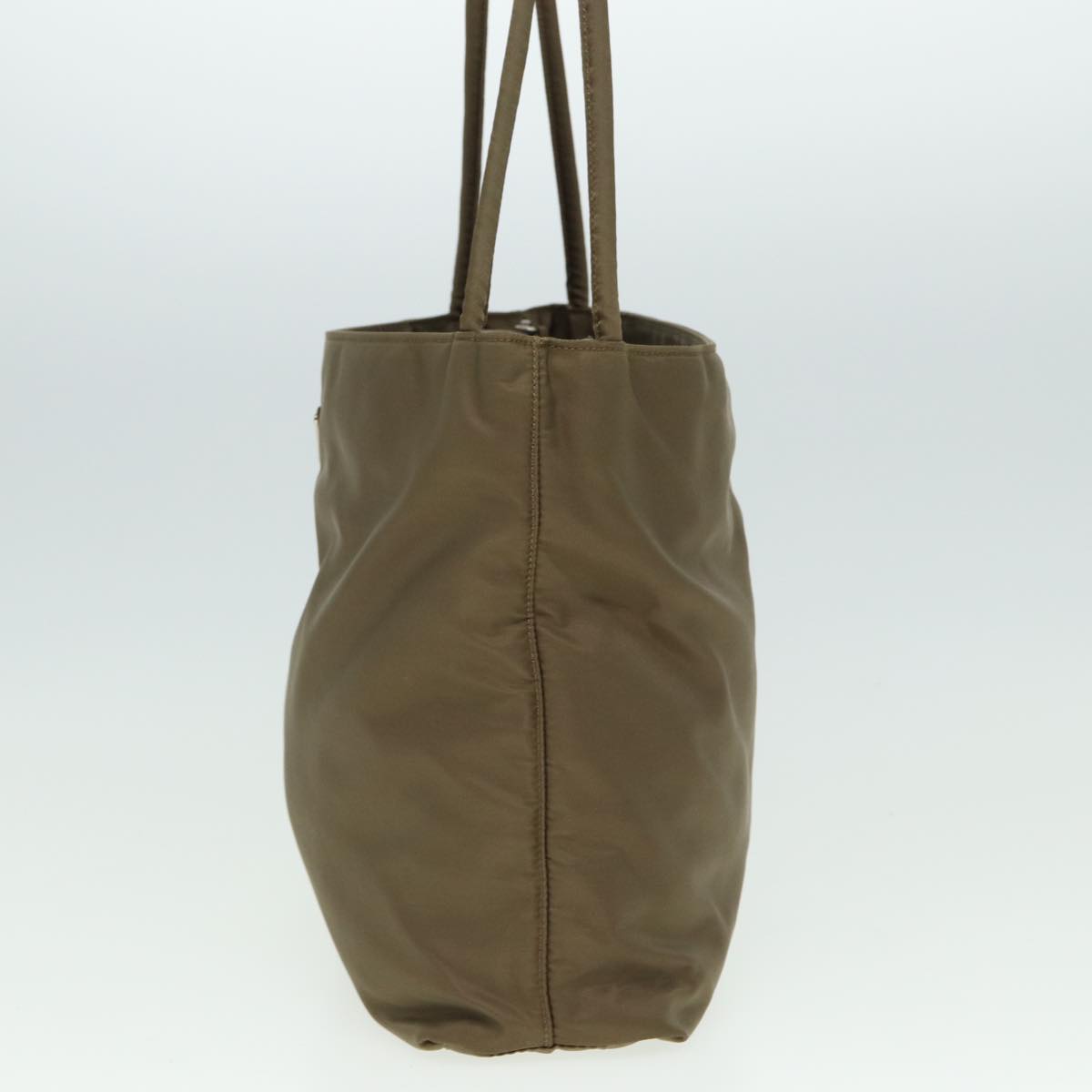 PRADA Tote Bag Nylon Brown Auth 78260
