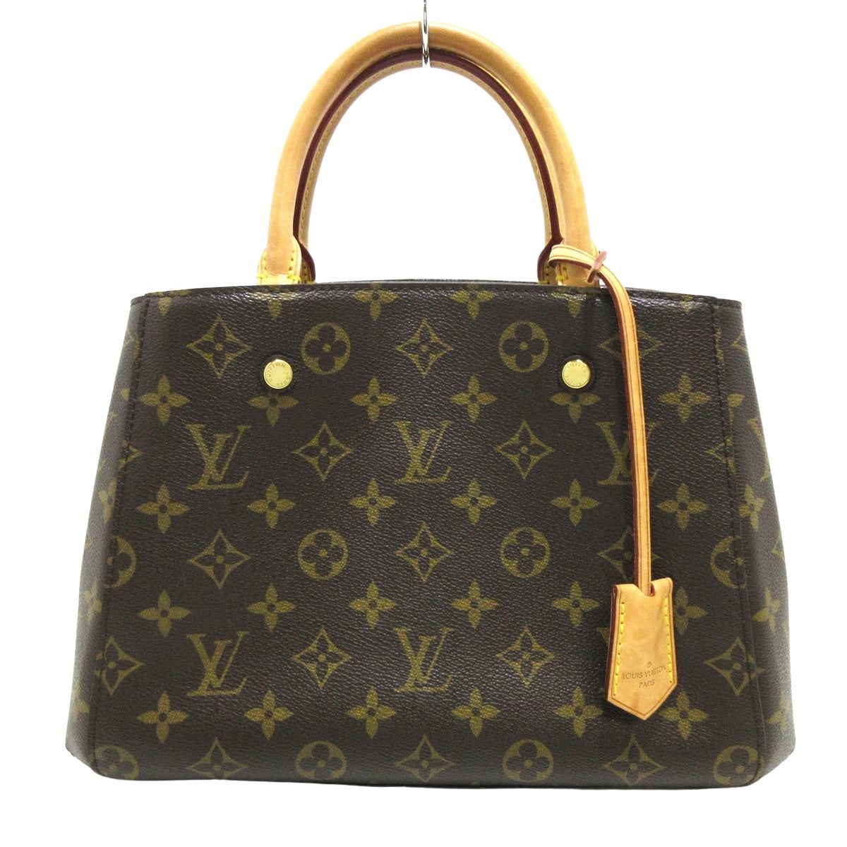 Louis Vuitton Brown Canvas Montaigne handbag bag