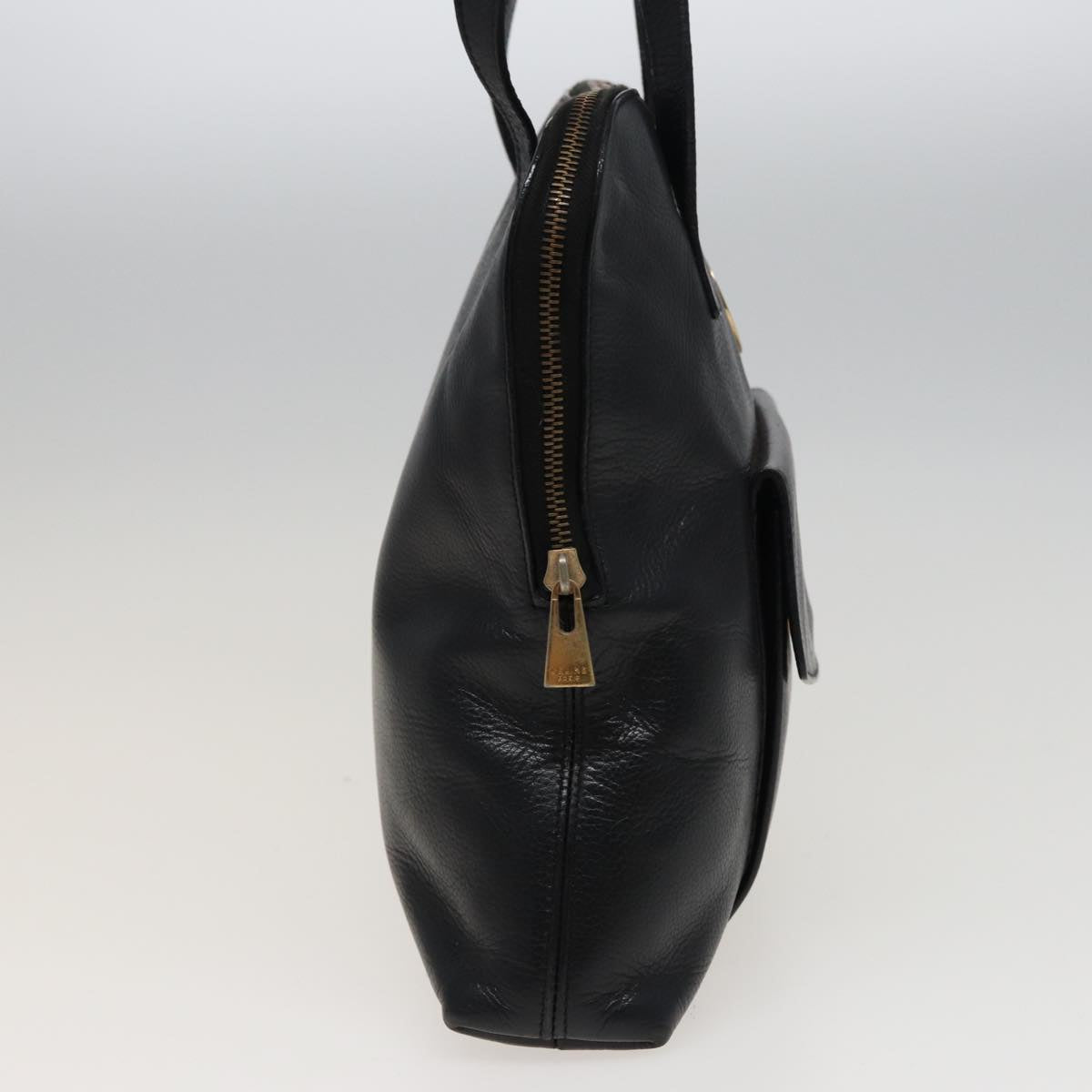 Luxury CELINE Shoulder Bag Leather Black  78547