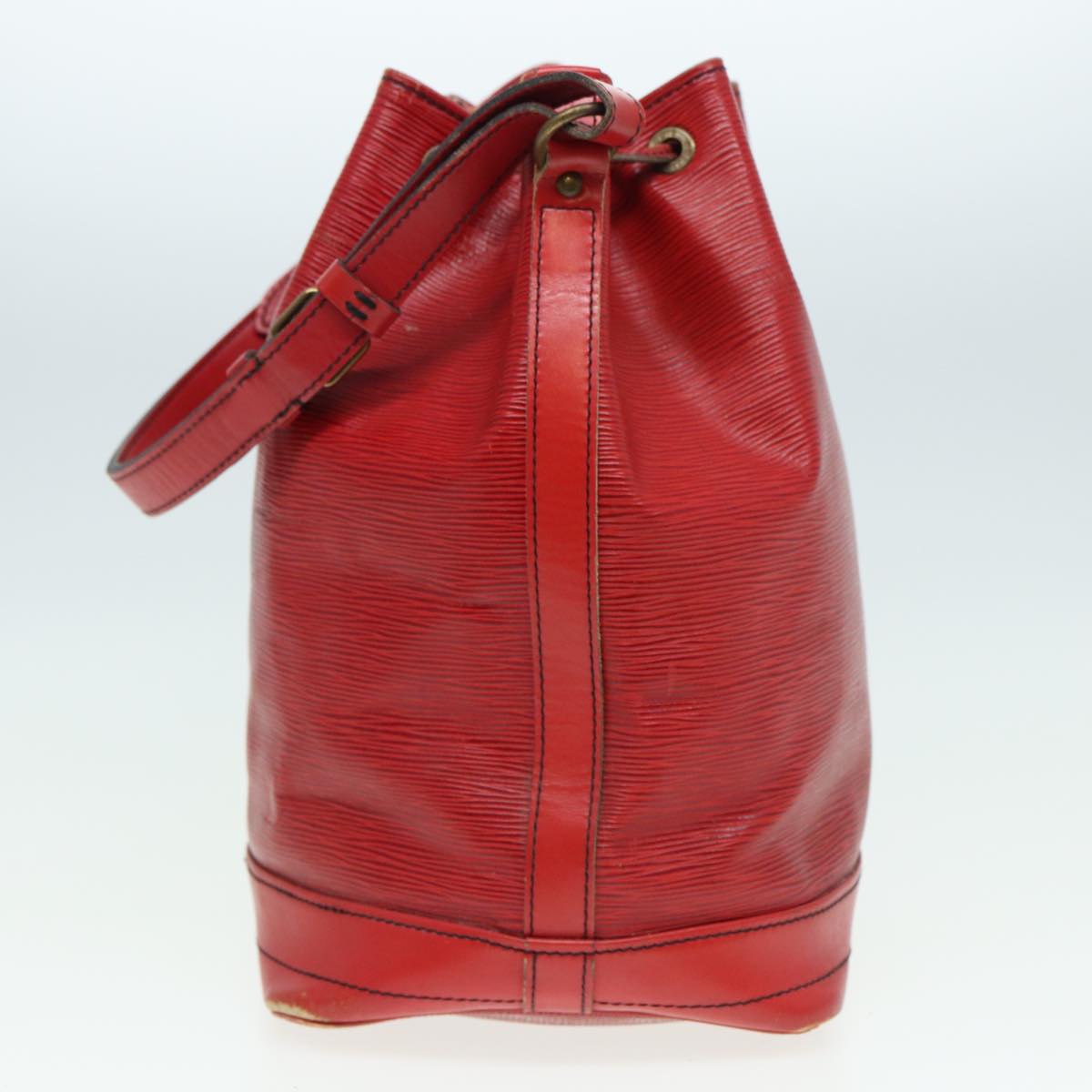 LOUIS VUITTON Epi Noe Shoulder Bag Red M44007 LV Auth 78599