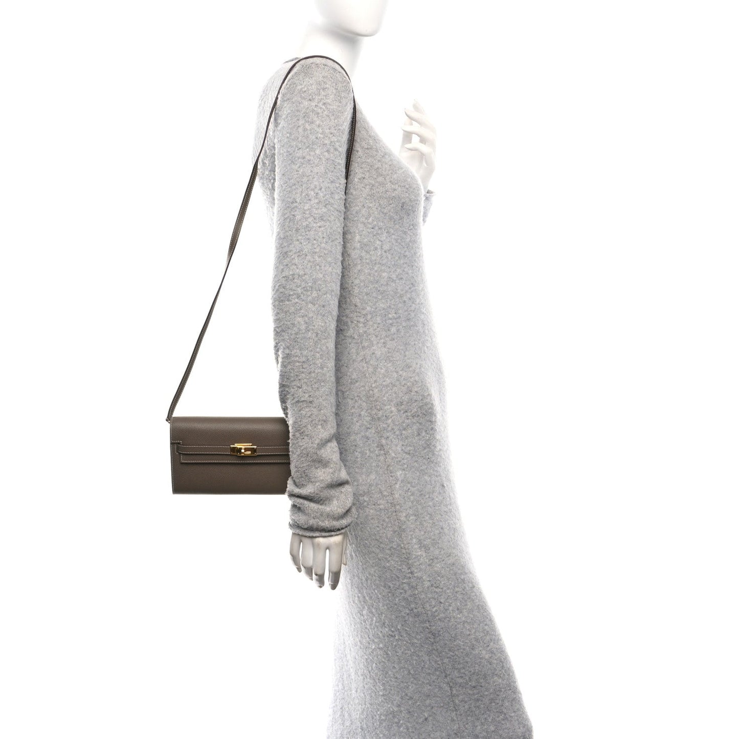 Hermes Epsom Kelly Wallet To Go Etoupe