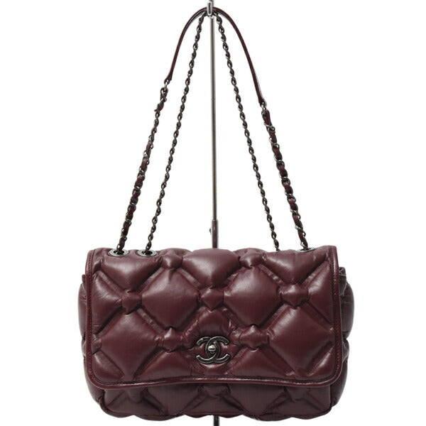 Chanel Bubble Quilt Lambskin 2way Shoulder Bag