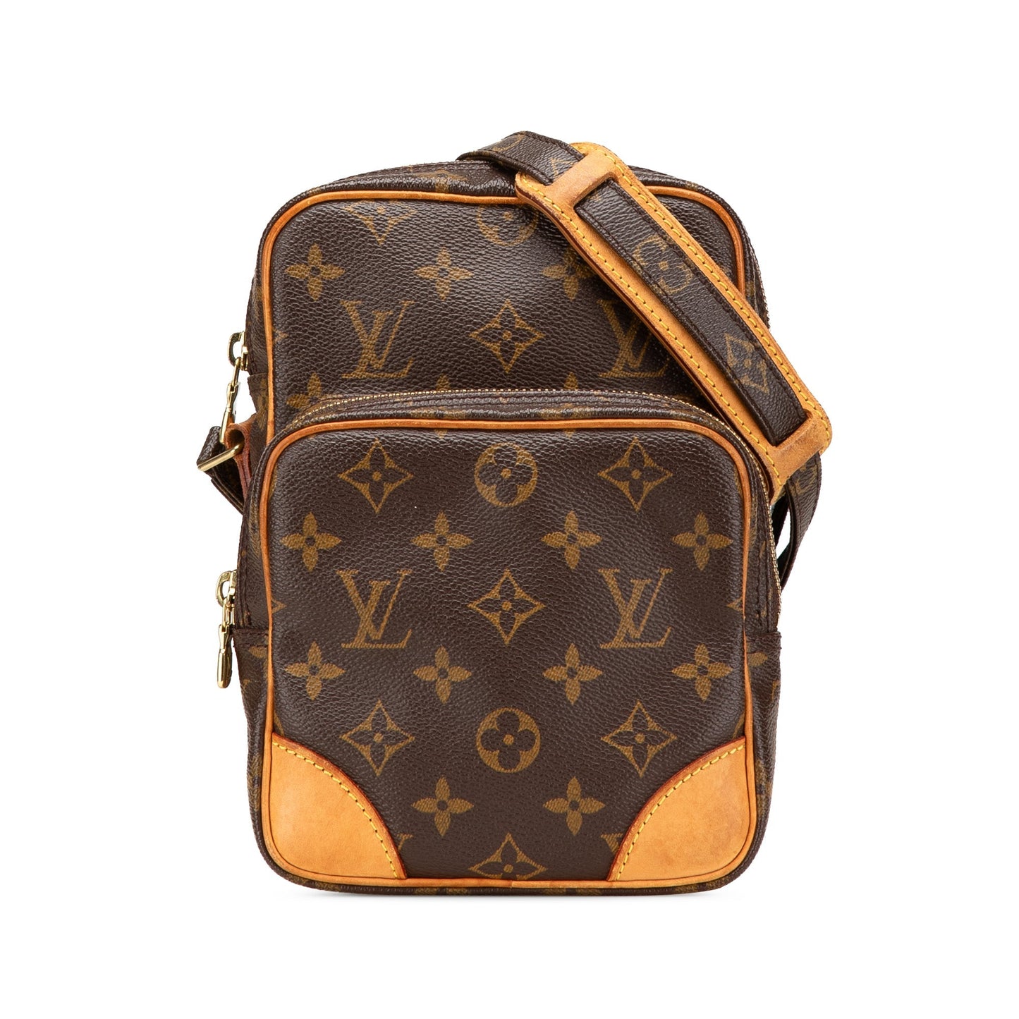 Brown Louis Vuitton Monogram Amazone Crossbody Bag
