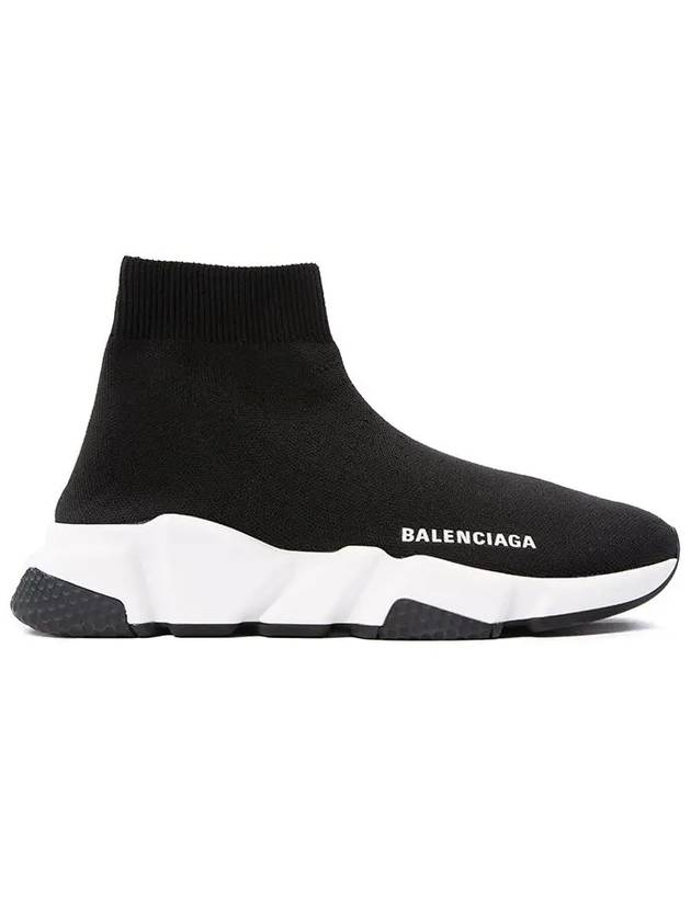 Luxury Balenciaga Trending 2026 Speed Trainer  High Top Sneakers Black White