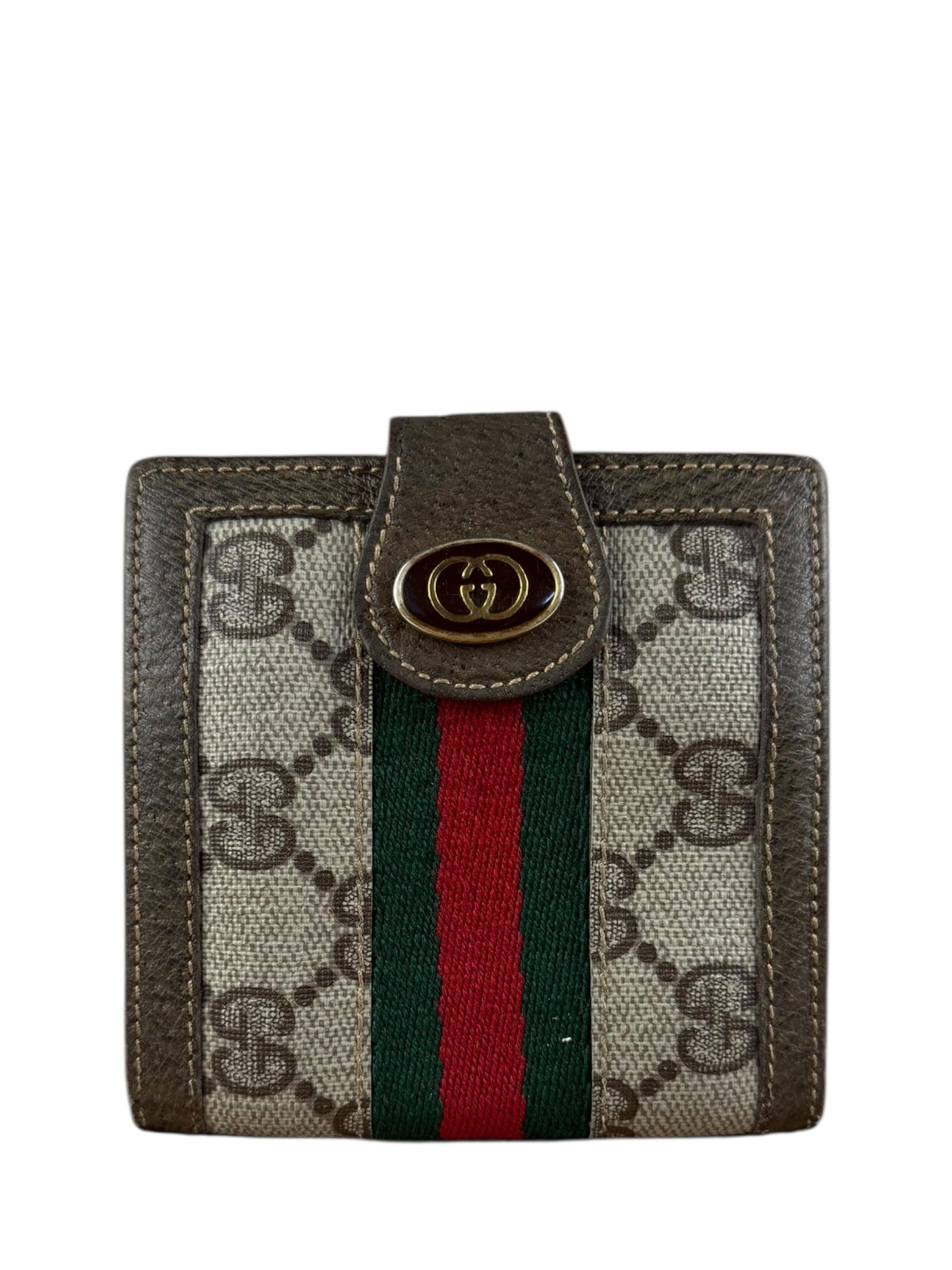 Gucci GG   Sherry Line Compact Wallet