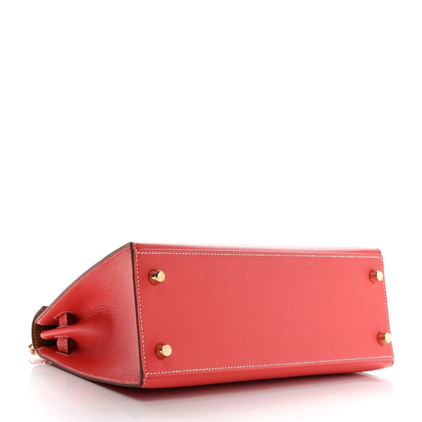 Hermes Epsom Candy Kelly Sellier 25 Rose Jaipur Gold