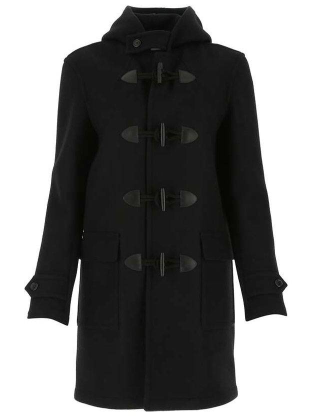 Luxury Saint Laurent Trending 2025 Wool Duffle Coat Black