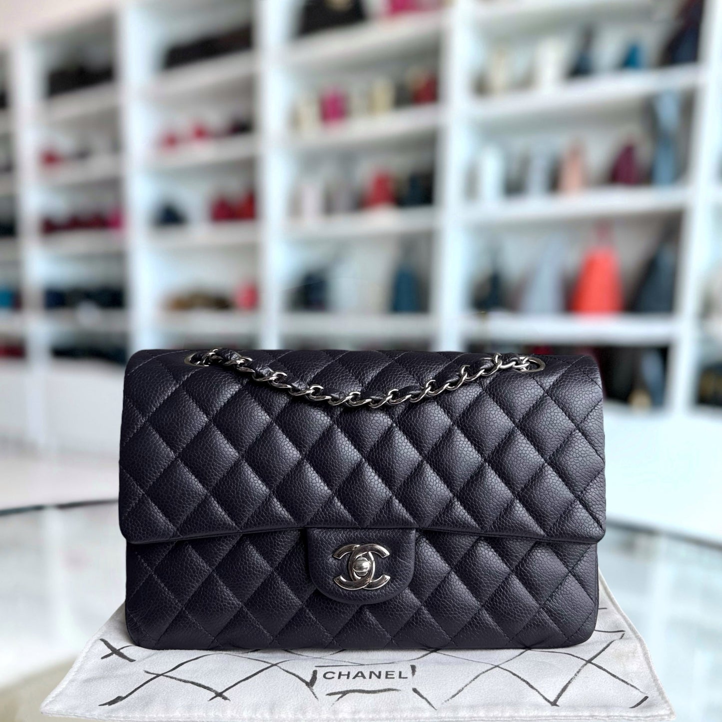 Chanel Classic Flap Medium Shoulder Bag - EworeBags