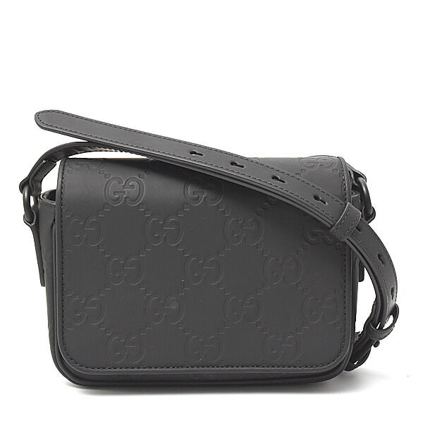 Gucci GG Rubber Effect Super Mini Bag Shoulder Bag