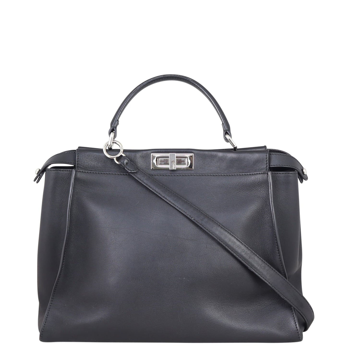 Fendi Peekaboo Large Monster Python-Trim