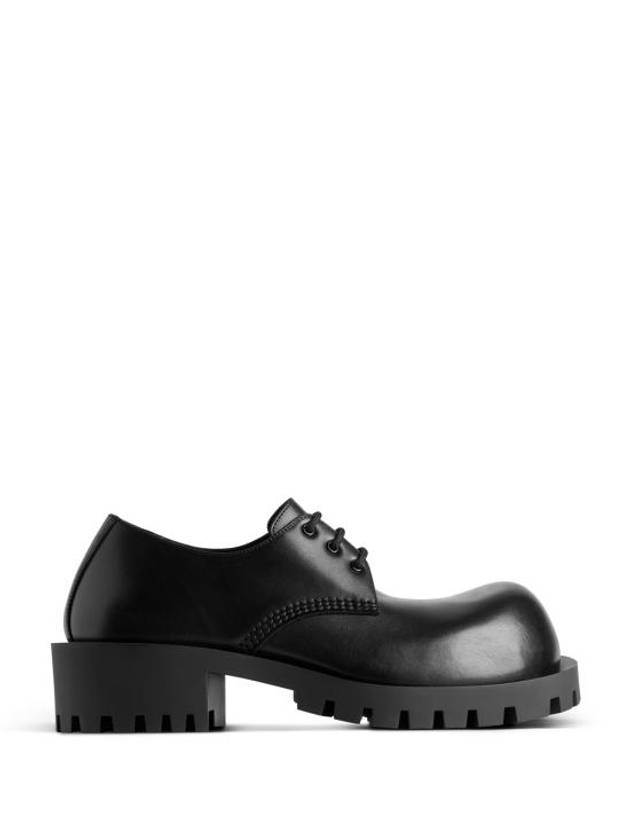 Luxury Balenciaga Trending 2026 Hummer Lace-Up Derby Black