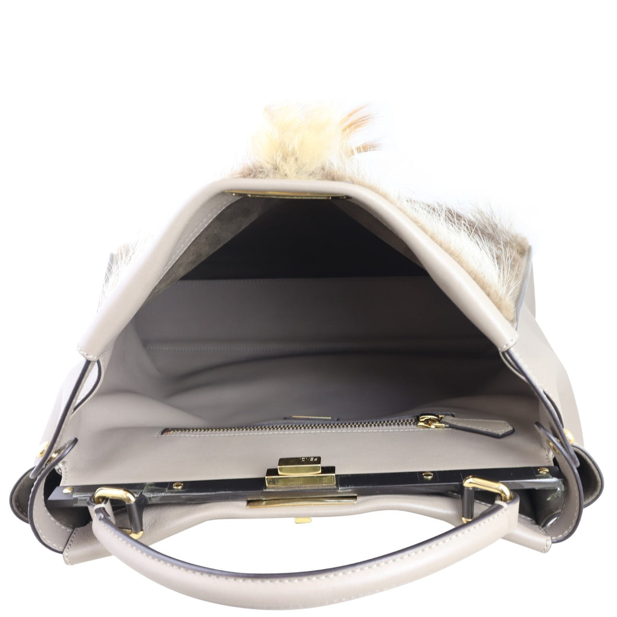 Fendi Fox & Nutria Fur Peekaboo Large