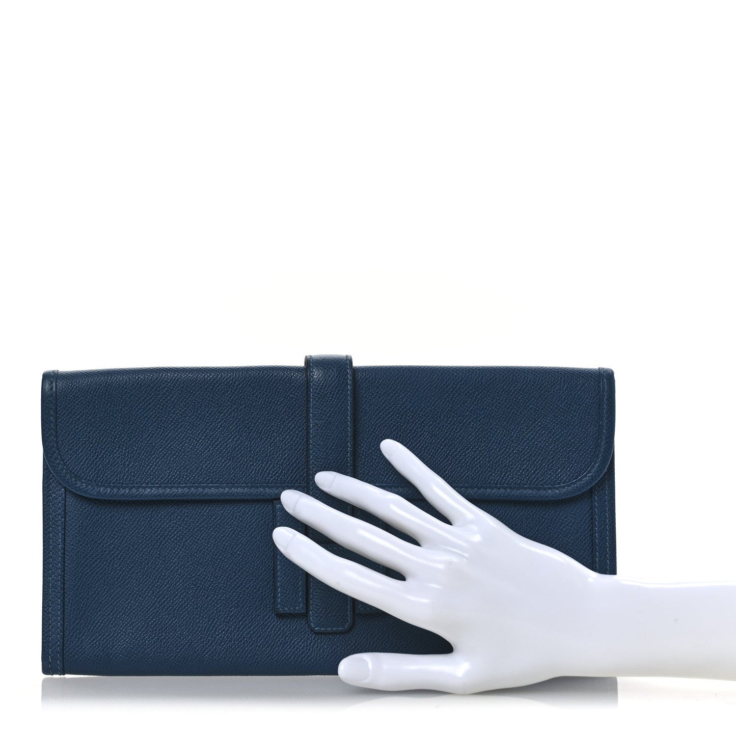 Hermes Epsom Jige Elan 29 Clutch Bleu Thalassa