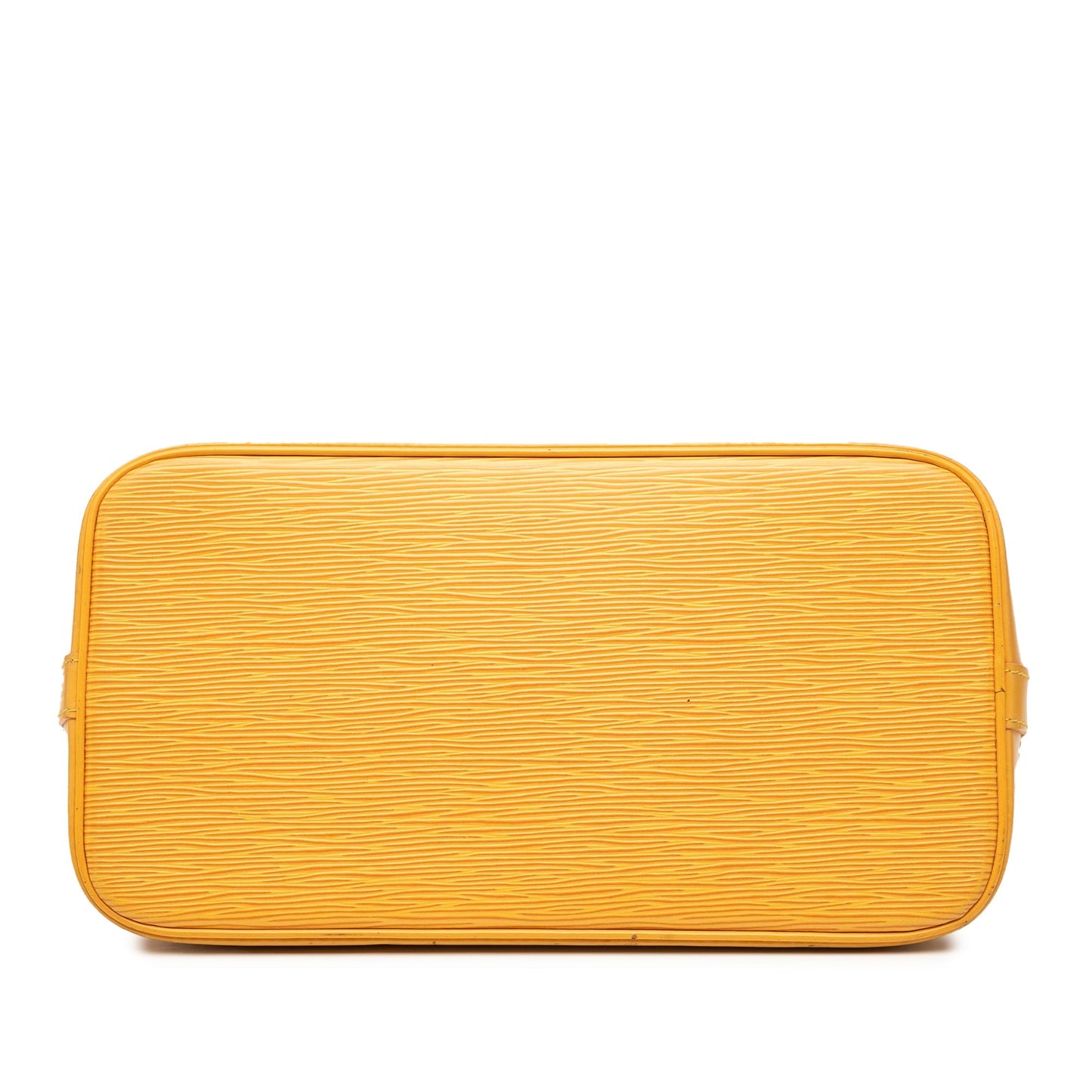 Yellow Louis Vuitton Epi Alma PM Handbag