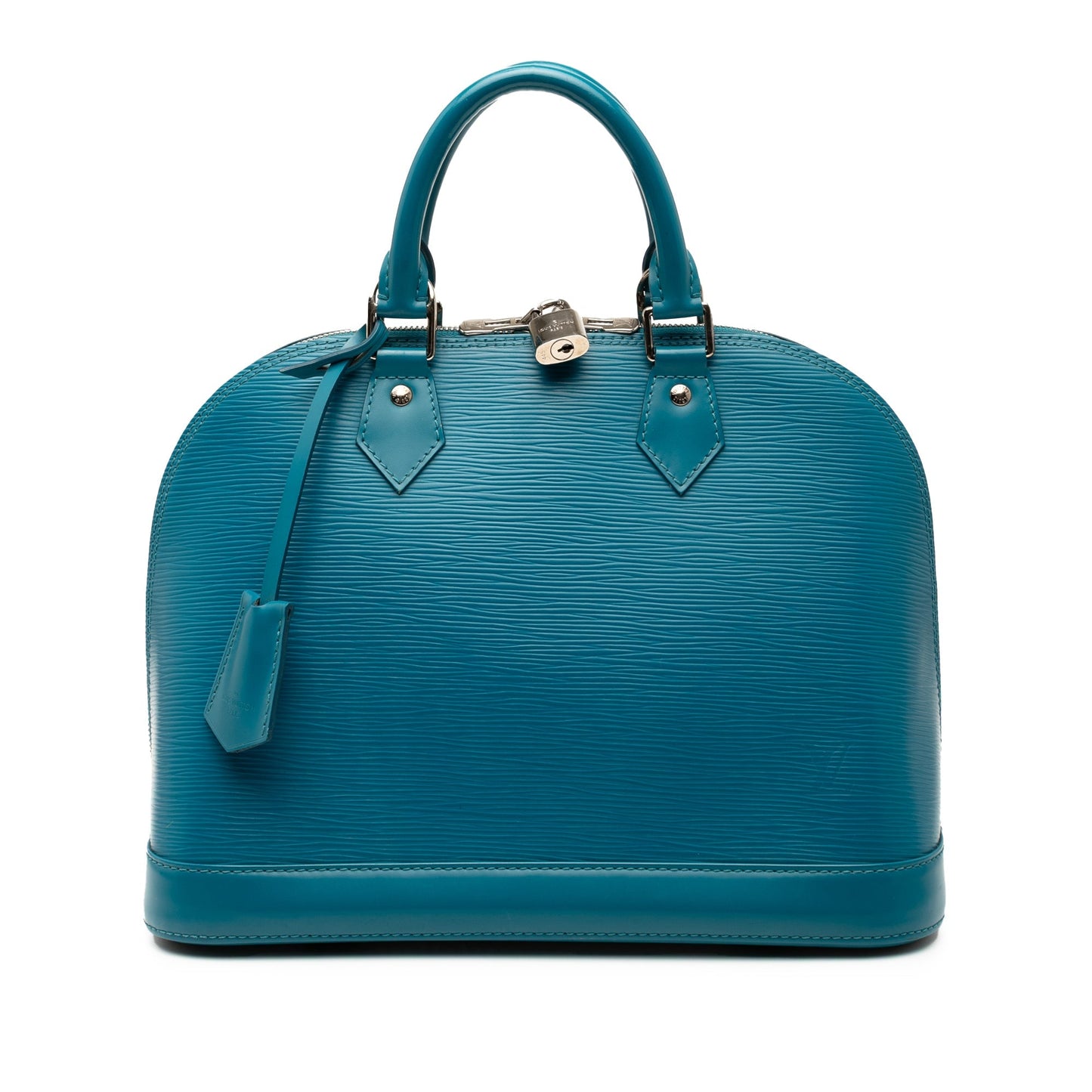 Blue Louis Vuitton Epi Alma PM Handbag