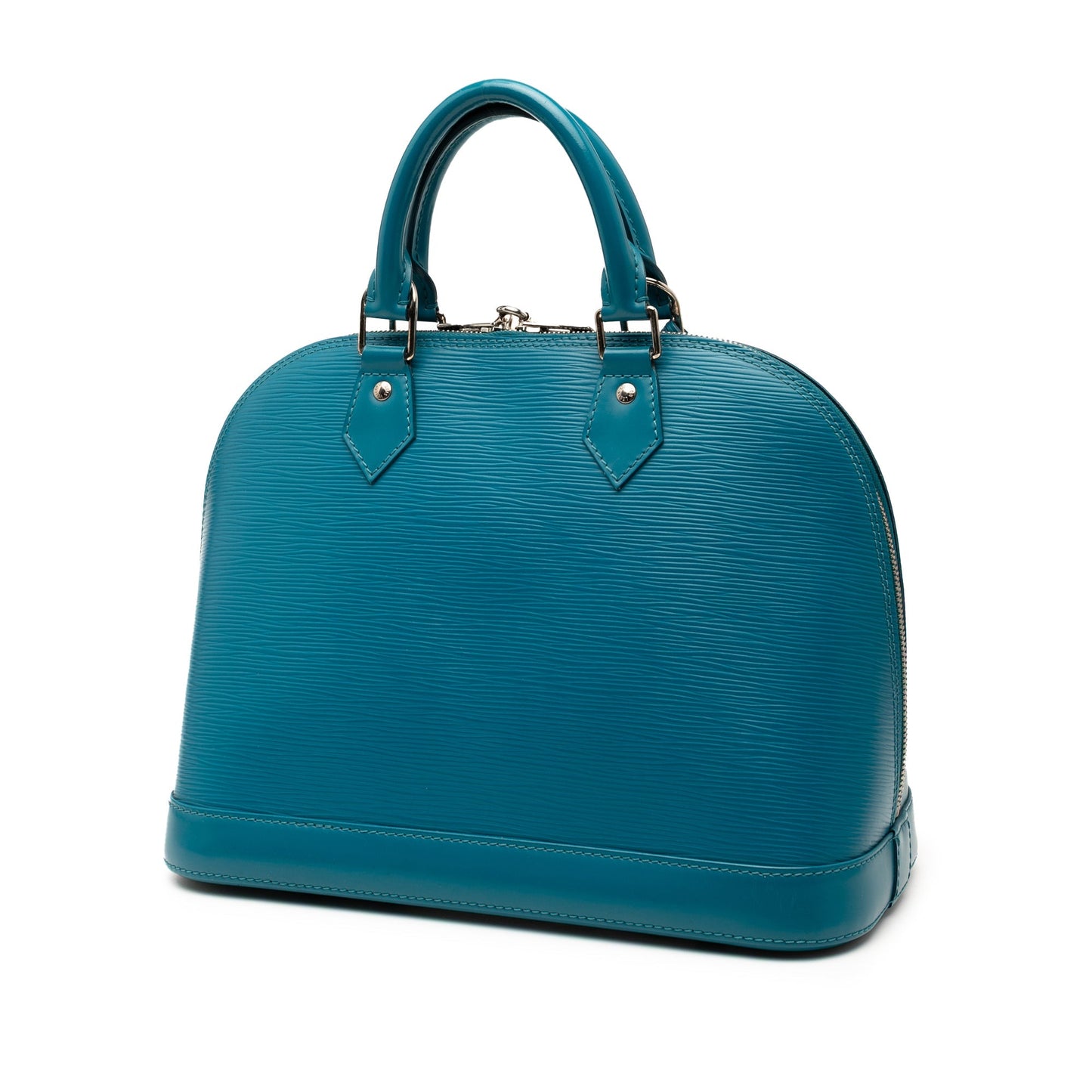Blue Louis Vuitton Epi Alma PM Handbag