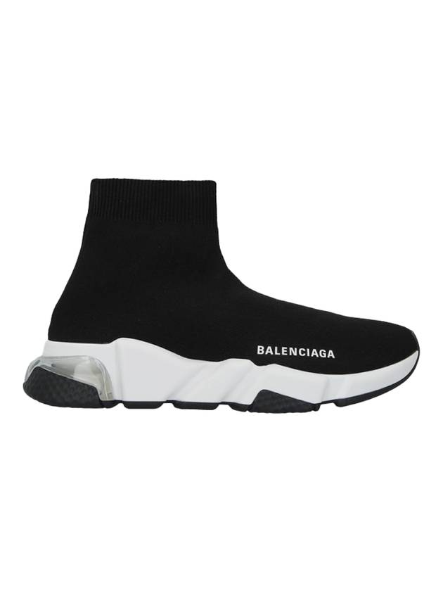 Luxury Balenciaga Trending 2026 Speed Trainer Clear Sole High Top Sneakers Black