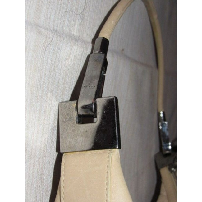 Gucci Shoulder Supple Style Cream Leather Hobo Bag