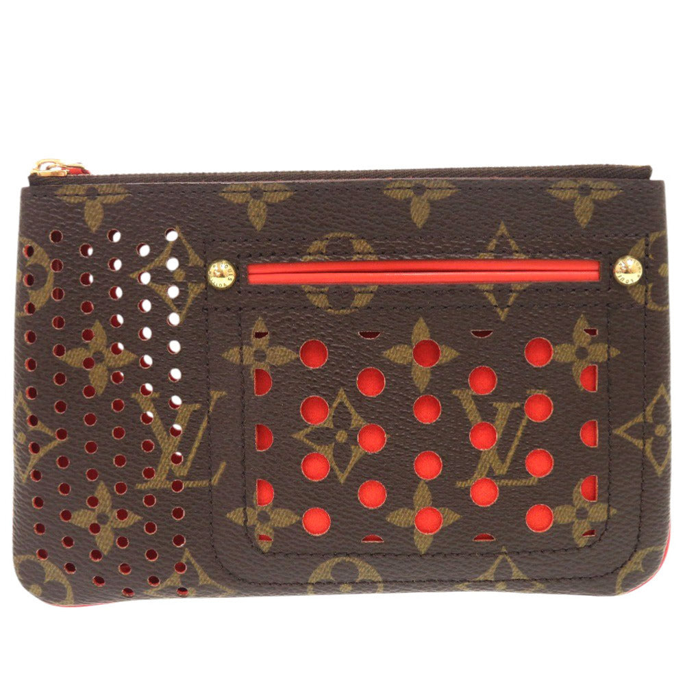 LOUIS VUITTON Pouch M95187 Monogram Perfo Orange Monogram Perfo ãã·ã§ãããã©ãã