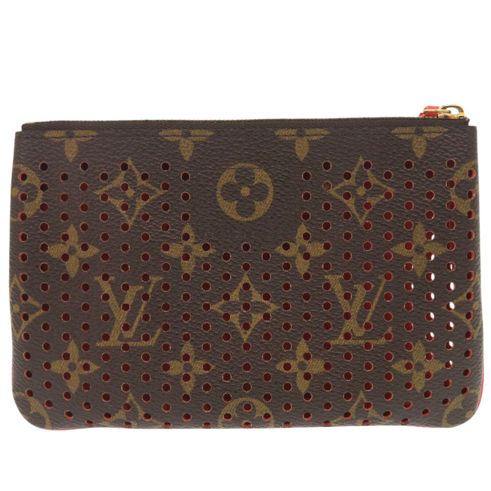 LOUIS VUITTON Pouch M95187 Monogram Perfo Orange Monogram Perfo ãã·ã§ãããã©ãã