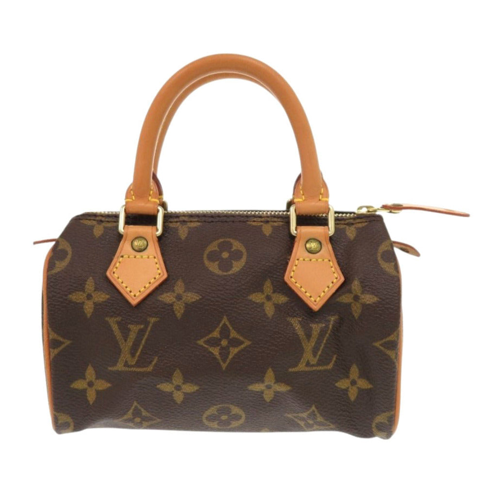 LOUIS VUITTON Handbag M41534 Monogram canvas Brown Monogram Mini speedy