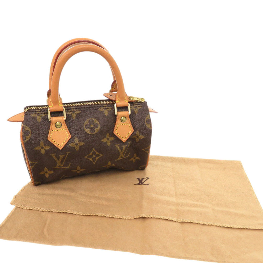 LOUIS VUITTON Handbag M41534 Monogram canvas Brown Monogram Mini speedy