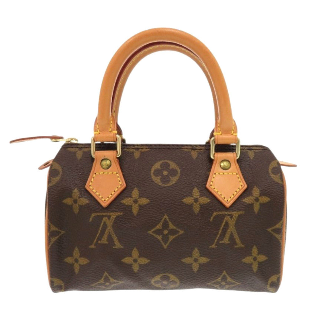 LOUIS VUITTON Handbag M41534 Monogram canvas Brown Monogram Mini speedy