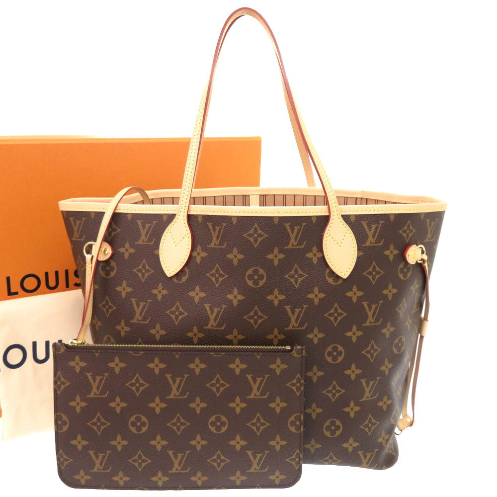 LOUIS VUITTON Tote Bag M40995 Monogram canvas Brown Monogram New Neverfull MM