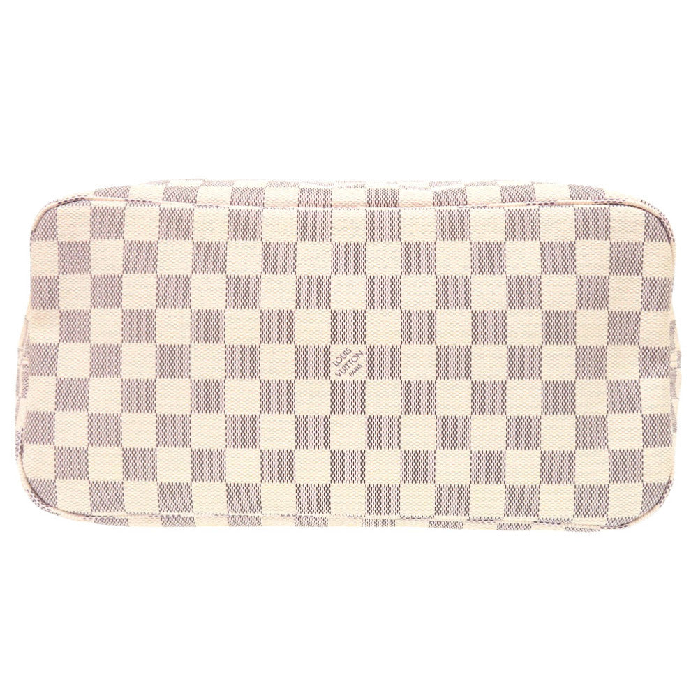 LOUIS VUITTON Tote Bag N41361 Damier Azur Canvas white Damier Azur New Neverfull MM