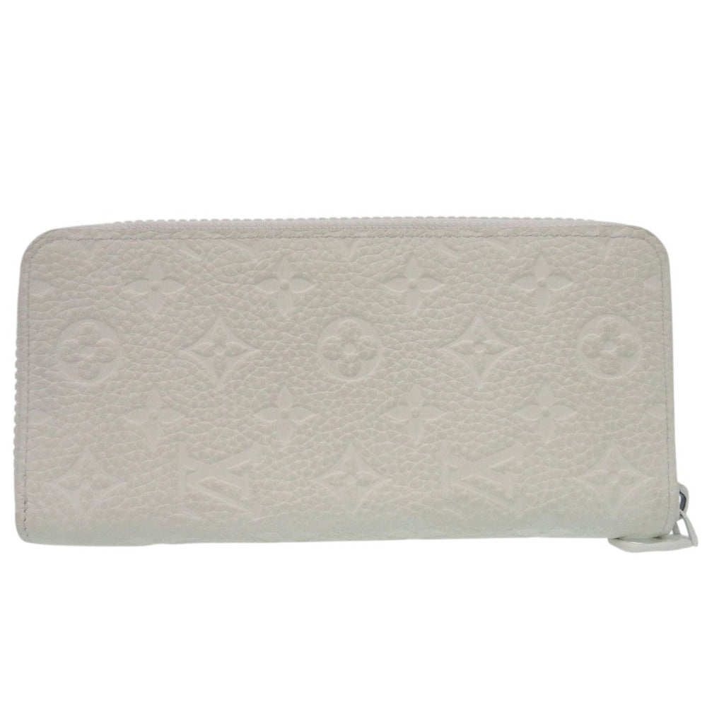 LOUIS VUITTON Long Wallet Purse M80337 leather white Monogram Vertical LV Friends