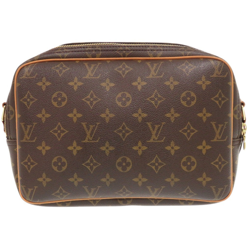 LOUIS VUITTON Shoulder Bag M45254 Monogram canvas Brown Monogram Reporter PM mens(Unisex)