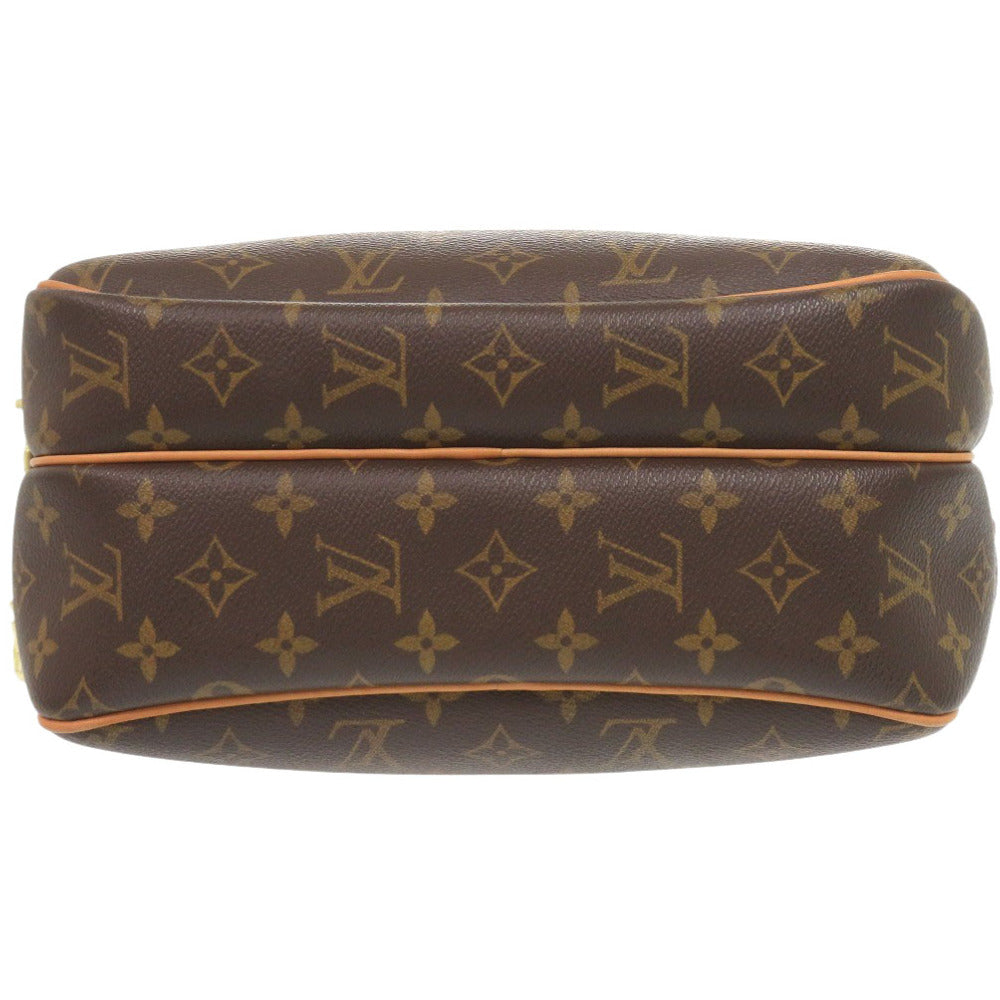 LOUIS VUITTON Shoulder Bag M45254 Monogram canvas Brown Monogram Reporter PM mens(Unisex)