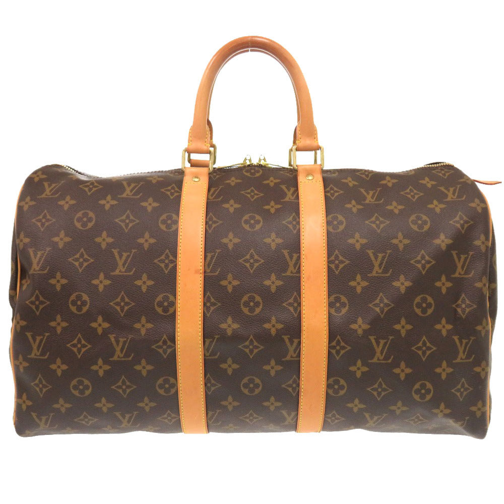 LOUIS VUITTON Boston Duffel bag M41428 Monogram canvas Brown Monogram Keepall 45