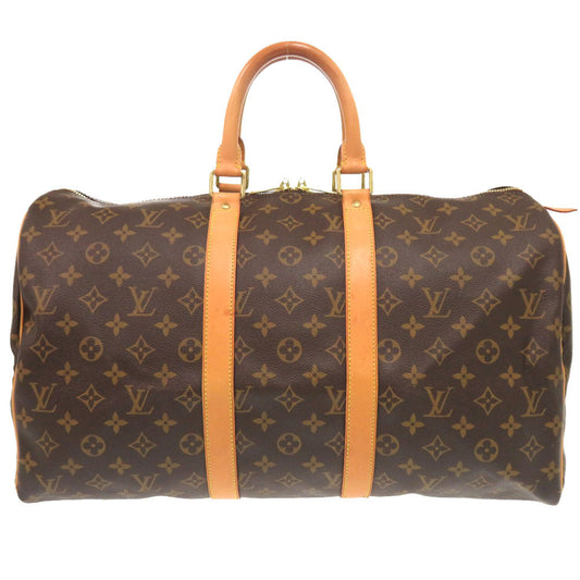 LOUIS VUITTON Boston Duffel bag M41428 Monogram canvas Brown Monogram Keepall 45