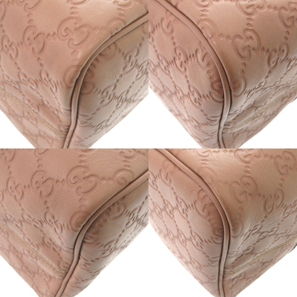 GUCCI Boston Duffel bag 449646 leather pink Micro Guccisima