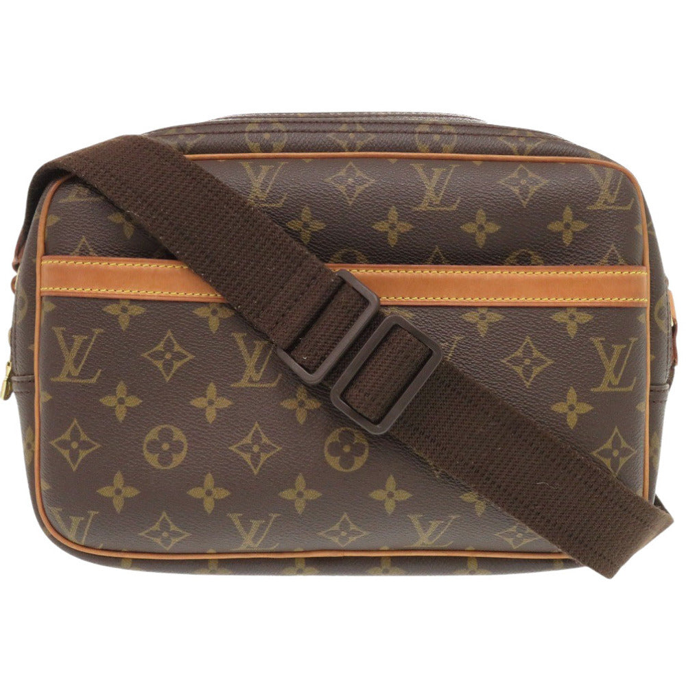 LOUIS VUITTON Shoulder Bag M45254 Monogram canvas Brown Monogram Reporter PM