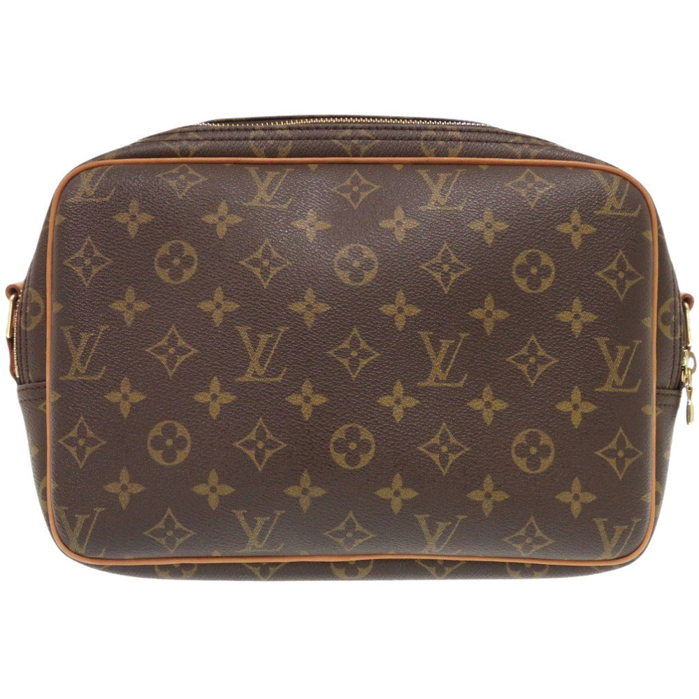 LOUIS VUITTON Shoulder Bag M45254 Monogram canvas Brown Monogram Reporter PM