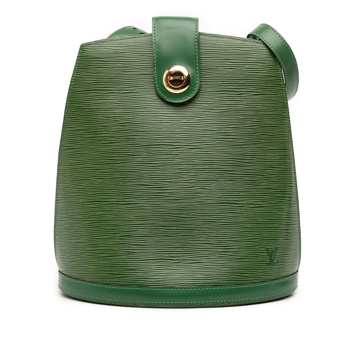 Green Louis Vuitton Epi Cluny Shoulder Bag