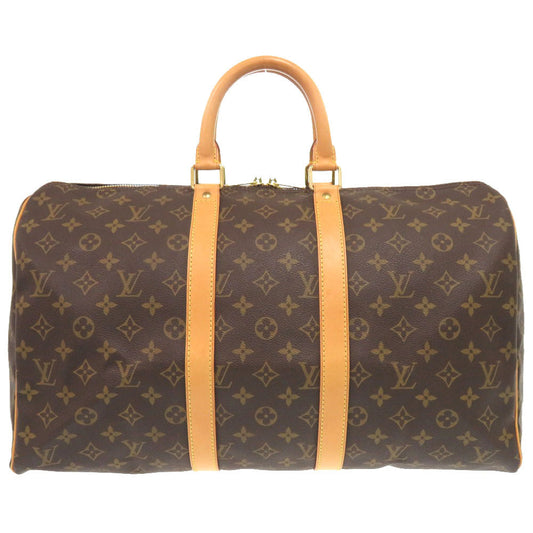 LOUIS VUITTON Boston Duffel bag M41428 Monogram canvas Brown Monogram Keepall 45 mens
